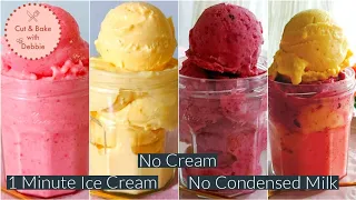 Sugar Free Ice Cream in 1 Minute | No Cream | No Condensed Milk | No Eggs