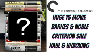 CRITERION COLLECTION HAUL & UNBOXING #2- 50% OFF BARNES & NOBLE SALE - 15 MOVIES (November 2021)