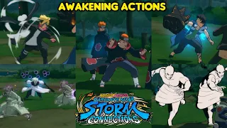 Naruto x Boruto Ultimate Ninja Storm Connections-All Awakening Actions