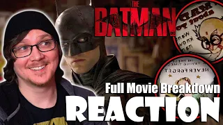 THE BATMAN BREAKDOWN Reaction! (Full Movie Analysis & Details You Missed!)