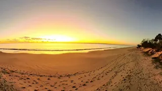 Insta360 X3 VR Time lapse sunrise.