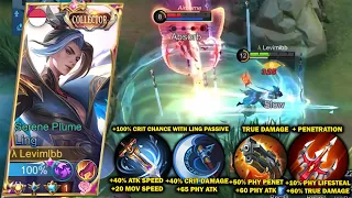 FINALLY!! LING CRITICAL TRUE DAMAGE BUILD IS BACK! HERE'S THE REASON WHY! - Mobile Legends