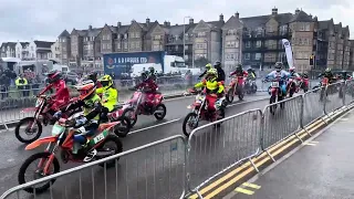 Weston Beach Race 2023 Youth 85cc from Park Ferme 40th Anniversary