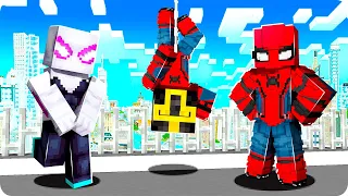 ADOPTADO POR SPIDERMAN EN MINECRAFT 😱