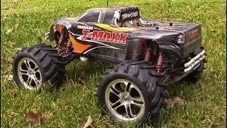 Traxxas T-Maxx NITRO Bash!!