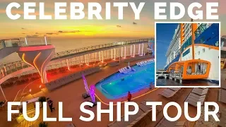 Celebrity Edge Cruise Ship Full Tour & Review - Deck by Deck
