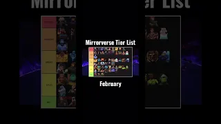 Mirrorverse Tier List #disneymirrorverse #mirrorverse #disney #mirrorversetierlist