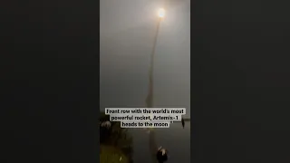UP-CLOSE! NASA Launches Artemis-1 to the Moon!