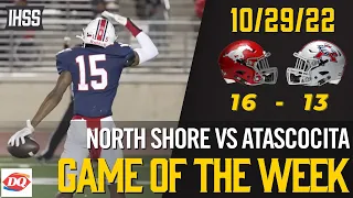 North Shore vs Atascocita - 2022 Week 10 Football Game of the Week