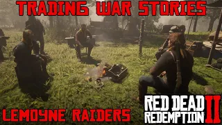 Lemoyne Raiders Trading Civil War Stories at Camp | Red Dead Redemption 2