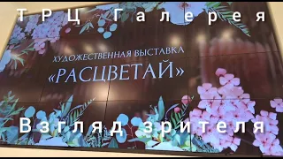 Взгляд зрителя на открытие художественной выставки "Расцветай!" в ТРЦ Галерея 17.02.2024 г. (СПб)