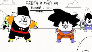 arrea a mão na minha cara - dragon ball animação