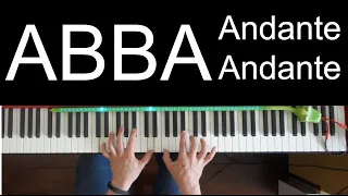 1980 ABBA - Andante Andante (cover on piano)