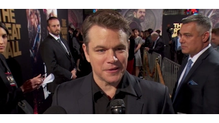 The Great Wall Premiere -  Matt Damon, Willem Dafoe, Pedro Pascal