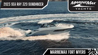 The New 2023 Sea Ray 320 Sundancer Is A Spacious & Powerful Boat With Functionality & Versatility