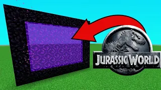 How To Make A Portal To Jurassic World Dimension in Minecraft PE !