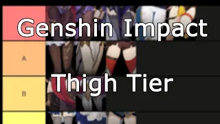 The only good GENSHIN IMPACT tier list
