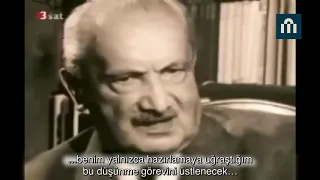 Ünlü filozof Martin Heidegger, Karl Marx ve dünyayı değiştirmek üzerine konuşuyor