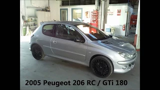 Peugeot 206 RC / GTi 180 0-120 km/h Acceleration Beschleunigung 0-100 0-60 0-