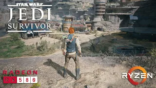 Star Wars Jedi: Survivor - RX 580 - Ryzen 5 5600X - Patch 3.5 - All Settings Tested