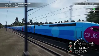 TSW2 trajet de MARSEILLE à AVIGNON en cabine (TGV Duplex en livrée OUIGO) partie 1