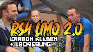 RS4 Limo 2.0 - Es wird lackiert und die Carbon Seitenteile verklebt! #18 | Philipp Kaess |