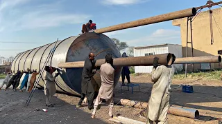 How Silo Tank Got Built With Metal Sheets Without Much Equipments