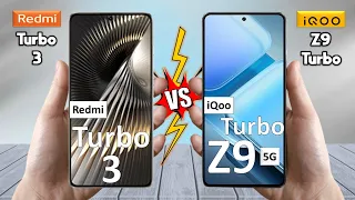 Redmi Turbo 3 Vs iQOO Z9 Turbo - Full Comparison 🔥 Techvs