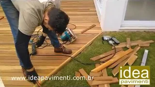 Como Construir um Deck de Madeira #02 * ENQUADRAMENTO DO DECK*