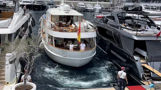 Spanish Camengga made DANAE luxury Yacht another great docking of her crew @archiesvlogmc