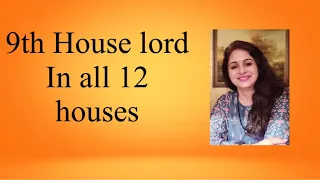 9th House Lord in Various Houses