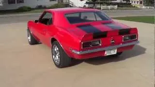 Red Camaro 383 Stroker Idling