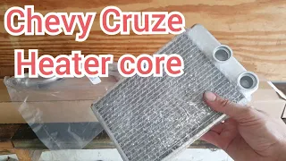 replacing the heater core and tubes on a chevy cruze