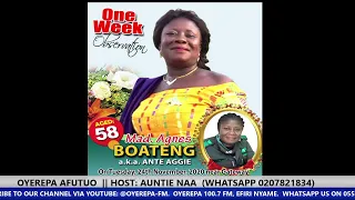 #OYEREPA_AFUTUO  || HOST: AUNTIE NAA  (WHATSAPP 0207821834) || 23-11-2020