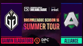 Dota2 - Gaimin Gladiators vs. Alliance - Game 1 - DPC WEU Tour 3 - DreamLeague Season 18