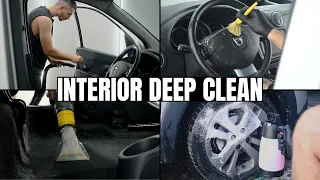 Deep Cleaning A Dirty Interior - ASMR Car Detailing