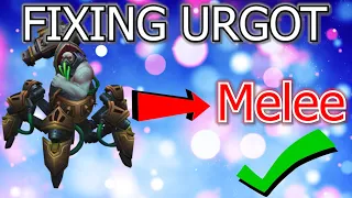 Urgot should be considered melee (and balanced like it)