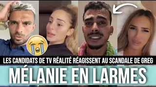 MÉLANIE EN LARMES À CAUSE DU SCANDALE AUTOUR DE GREG 😥 MANON, JULIEN ET ILLAN LE SOUTIENNENT !