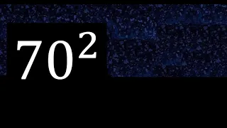 70 exponent 2 , number raised to the power, number above the number