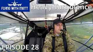 Flying With Matt - Heavy Turbulence - Thunder Storm - NPPL - Eurofox Microlight - Learning To Fly