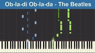 Ob-la-di Ob-la-da - The Beatles - Synthesia Piano Tutorial