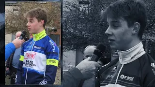 Wegwielrennen  U17  Zutendaal 6/04/2024  Sterke Sander Willems met zijn tweede seizoenszege.