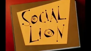 Walt Disney cartoon "Social Lion" Opening and Closing