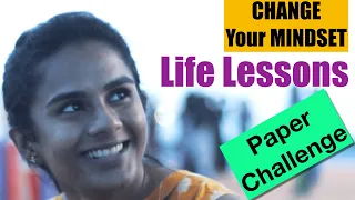 Change your mindset motivational video | Life Lessons from Paper Challenge game