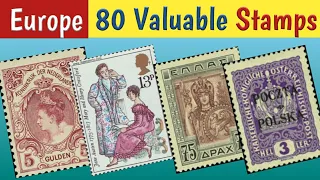 Rare Valuable Stamps From Europe - Part 4 | Most Expensive European Stamps Collection