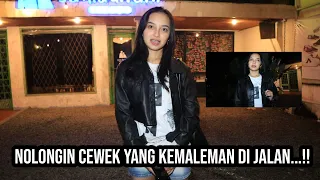 KASIAN!!!NOLONGIN CEWEK BULE CANTIK YANG KEMALEMAN DI PINGGIR JALAN!!