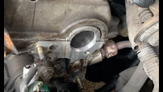 2000 Toyota Camry common oil leak, cam Oil Plug fix. Complete step by step repair.