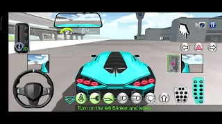 3D Driving Class Simulation - Funny Police Officer Refuel His Super Car Gas Crazy Driving Gameplay