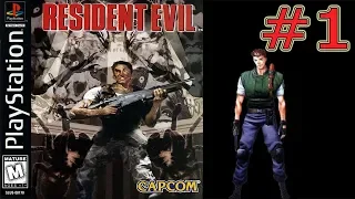 Resident Evil PS1 Прохождение за Криса #1 Встреча с Ребекой