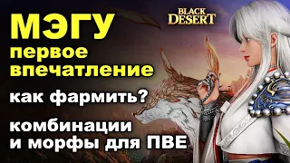 МЭГУ: Скилы, билды, комбы на фарм и первые впечатления - НЕ гайд в BDO - Black Desert (MMORPG)